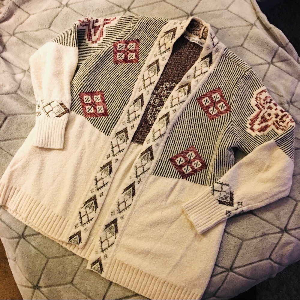 Maurices Aztec Cardigan Sweater